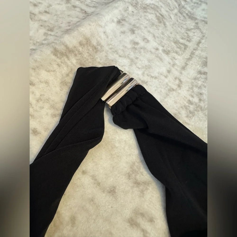 MILANI
Black Backless Cowl Neck Fishtail Maxi Dress - Picture 4 of 7